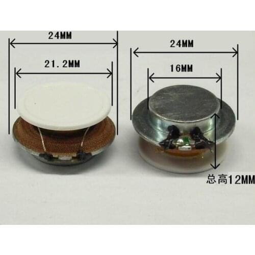 4 pcs 24MM resonance vibration mini speaker vibration resonance stereo speaker vibration speaker vibro speaker