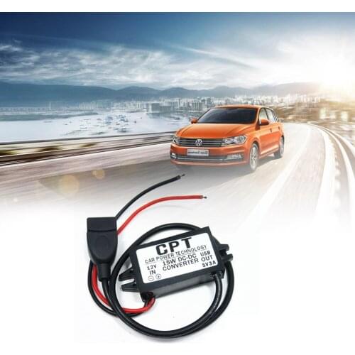 5 Types Car Power Technology Charger DC Converter Module Single Port 12V To 5V 3A 15W With Micro USB Cable Car Accessories