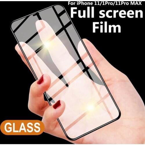 9D For Iphone 12 Series 5.4/6.1/6.7 Inch 9d Full-Screen Protective Tempered Glass Film 10h Scratch-Resistant Glass Tempered Film