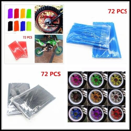 Motocross accessories wheel modified color spoke casing wire rod fluorescent decorative tube Universal shape
