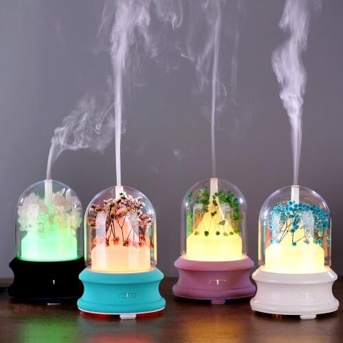 Streamer Aroma Diffuser Beautiful Shape Air Filter Freshener Essential Oil Diffuser Night Light EU/US/UK for Home Office Car