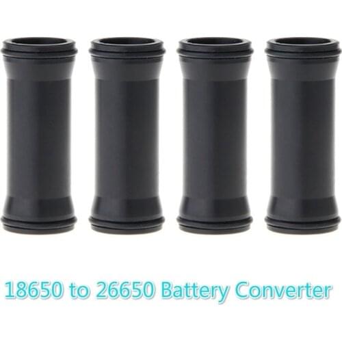 FATUBE 1pcs 18650 to 26650 Battery Converter Case Cover Sleeve Adapter
