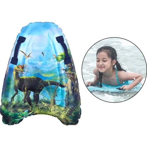Child Inflatable Body Board Surfboard Portable Durable Swimming Pool Beach