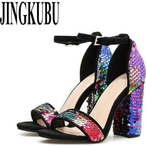 JINGKUBU Women's Shoes With A Strap