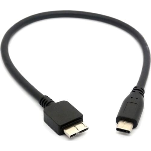 USB C to Micro USB Cable Type C to Micro B for WD my PassPort HDD Hard Disk Male to Male Data Transfer Charging Cable