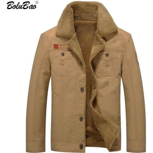 BOLUBAO Brand Men Military Jackets Men Outdoor Trendy Jacket Coats Winter New Thick Fleece Casual Jacket Outerwear Male