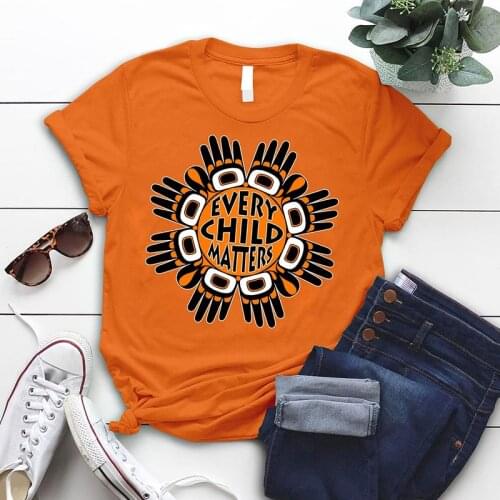 Every Child Matters Orange Day Shirts Unisex Short Sleeve Residential School Protest Graphic Tees Loose Hope Equality t shirt