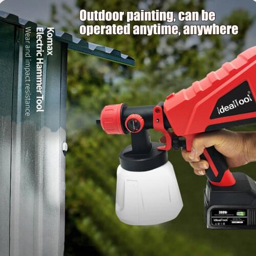 600W Electric Portable Paint Spray Gun for Home DIY Painting Spraying High Power Electric Paint Sprayer For Makita Battery