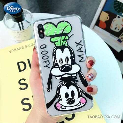 DISNEY 2021 Mickey Silicone Case for IPhone 11 Pro Xs Max iPhone 12 12PRO 12PROMAX Official Liquid Silicon 360 Full Cover