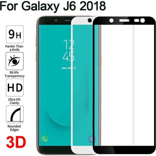 Full Cover Glass For Samsung Galaxy J6 2018 Screen Protector For Samsung Galaxy J6 2018 J6 J600 2018 Tempered Protective Glass