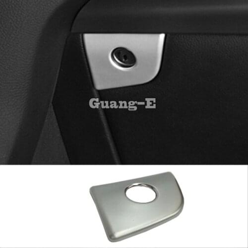 High quality For Ford EDGE 2015 2016 2017 2018 car styling cover detector Hand box co-pilot Glove box front trim lamp trim panel