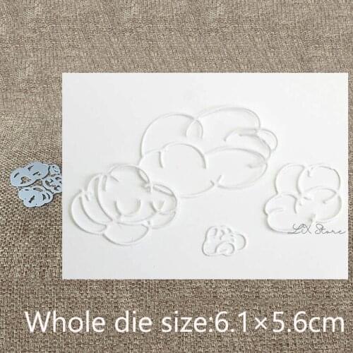 XLDesign Craft Metal Cutting Die mold 4pcs clouds set decoration scrapbook Album Paper Card Craft Embossing die cuts