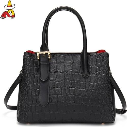 Luxury Handbags Women Bags Designer Crocodile Pattern Bags for Women 2020 Fashion PU Leather Purses and Handbags Bolsa Feminina