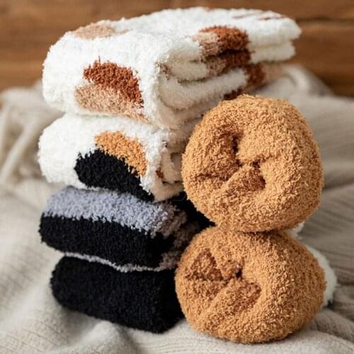 Cats Claws Ladies Womens Novelty Design Warm Thick Socks Cotton Blend Adults