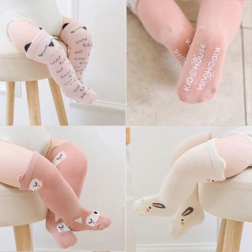 2018 Cute Lovely Newborn Toddler Baby Girls Boys 0-4Y 8 Style Cotton Cotton Print Over Knee Tights Outfit Everydays