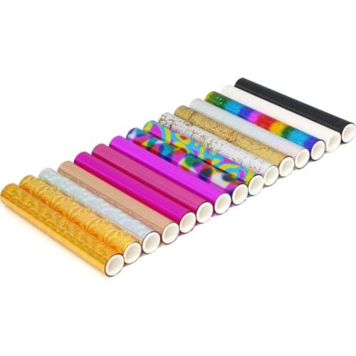 3m*15cm 1 Roll Multicolor Glimmer Hot Foil/Foil Transfer Sheets/Hot Stamping Foil Paper DIY Scrapbooking Crafts Foiling Project