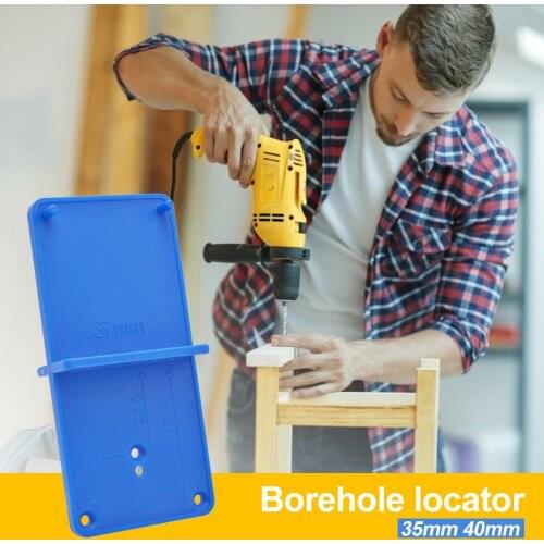 35/40 mm hole locator cabinet woodworking tool woodworking hinge drill hole opener locator pilot drill bit drilling tool