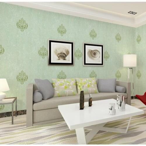 3D Seamless Textile Fabric Wallpaper Formaldehyde Free Bedroom Living Room Villa Decoration Wallcovering 10 Years Warranty