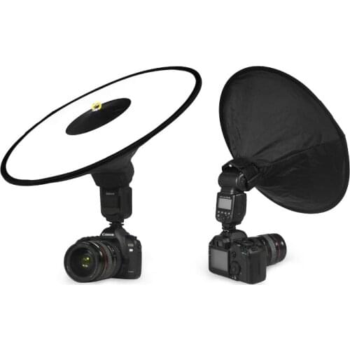 43cm/17inch Portable Softbox Universal Photography Studio Flash Diffuser Soft Box for Cameras DSLR speedlite Flash For DSLR