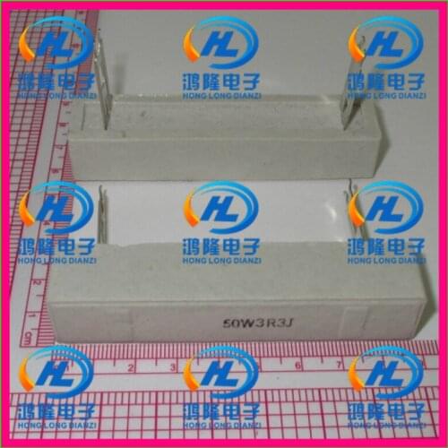 5pcs/lot) 50W 3.3 ohm +/- 5% / 50W 3R3J / 50W 3.3R / The plug-in