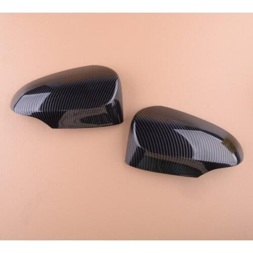 Car Rearview Side Door Mirror Cover Trim Fit for Toyota Camry 2012 2013 2014 2015 2016 2017 Carbon Fiber Style