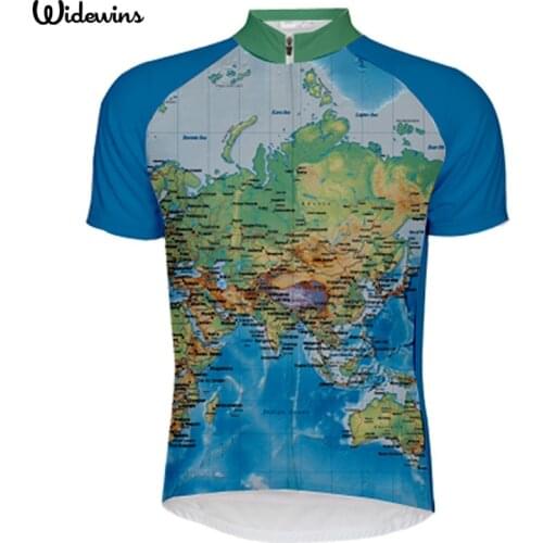 World map Cycling Jersey Maillot MTB bike clothing World map bicycle clothes Ropa De Ciclismo cycling wear Cycling Clothing 7065