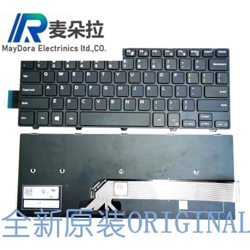 US keyboard For Dell Inspiron 14 3000 5000 3441 3442 3443 5442 5445 5447 3458 3459 7447 5423 V3460 5458 5459 laptop BLACK