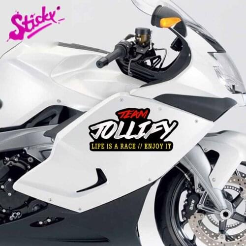 STICKY Motorcycle Helmet Car Sticker Decal Decor Off-road Laptop Window Wall Trunk Guitar PVC Vinyl