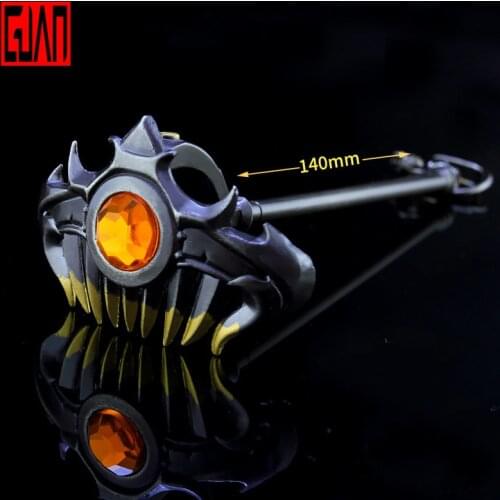 Alloy Weapon Model Game Props Collection Souvenir Ornaments Toy Pig Eight Quit Alloy Model Nine Teeth Weapon Weapon 14cm