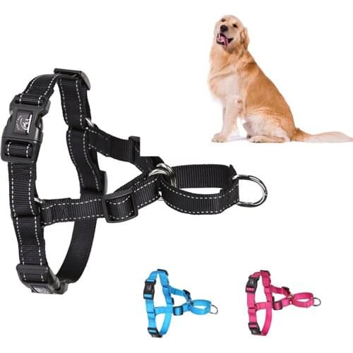Pet Dog Nylon Harness No Pull Adjustable Dog Leash Vest Classic Running Leash Strap Belt for Small and Medium Dogs Dropshipping