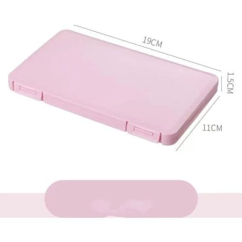 PP Mask Storage Box mask holder Portable Dust-Proof Moisture-Proof Childrens Student Mask Box Available in multiple colors