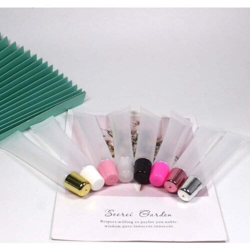 20ml 50pcs/bag 20ML Empty Lip Gloss Tubes Lipstick Tube Lip Soft Tube Makeup Squeeze Clear Lipgloss Tube Container