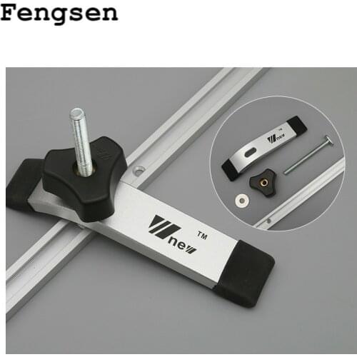 Woodworking T Rail Clamping Block Connection Pressure Plate Miter M8 Screw Clamping Block T Slider Kit Carpentry DIY Tool