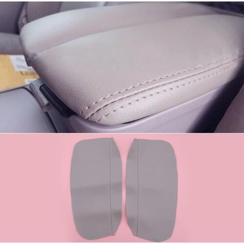 Gray PU Leather Center Console Armrest Lid Cover Fit For Honda Acura RL 2005 2006 2007 2008 2009 2010