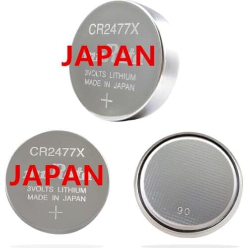 1PCS Japan CR2477X battery 3V wide temperature -30℃-80℃ personnel locator BR2477A CR2477 CR 2477