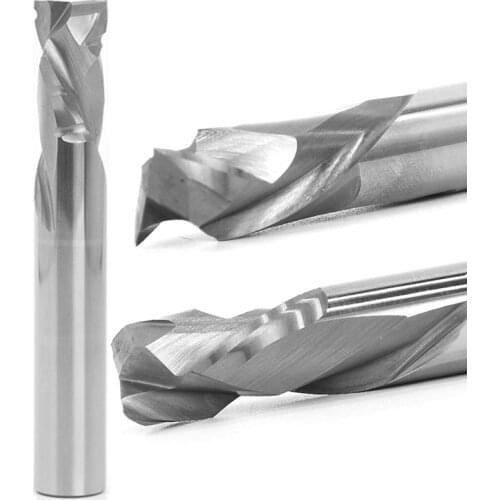 12mm Shank Compression Cut Solid Carbide CNC Router Bit For Woodworking Flat End Mill Carbide-tipped Wood milling cutters Drill