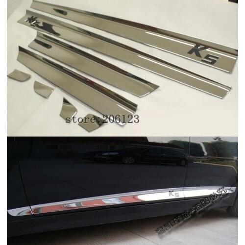 2011 2012 2013 2014 2015 FOR KIA Optima/K5 High quality ABS Chrome body side moldings side door decoration
