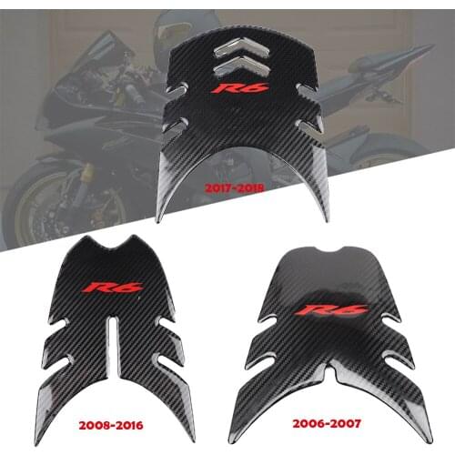 3D Motorcycle Front Gas Fuel Tank Cover Protector Tank Pad Case for Yamaha YZF-R6 R6 2006-2018