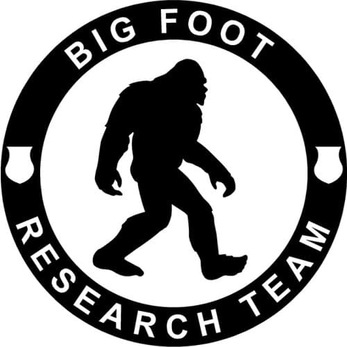 40616# Die-Cut Vinyl Decal BIG FOOT Research Team Car Sticker Waterproof Auto Decors on Car Body Bumper Rear Window