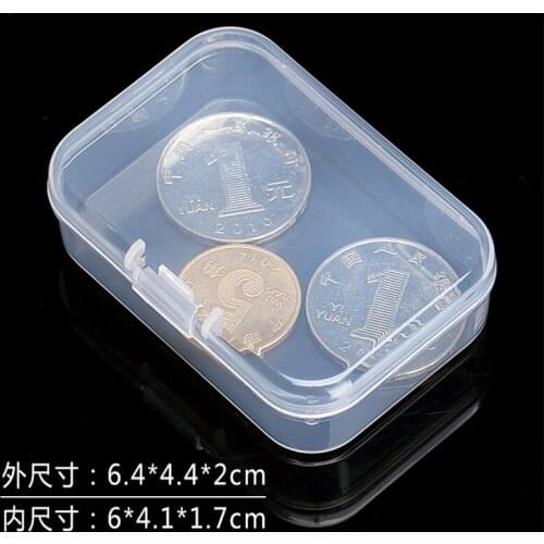 5pcs Durable Plastic Clear Transparent With Lid Collection Jewelry Necklace Storage Container Case Box Holder Craft Organizer