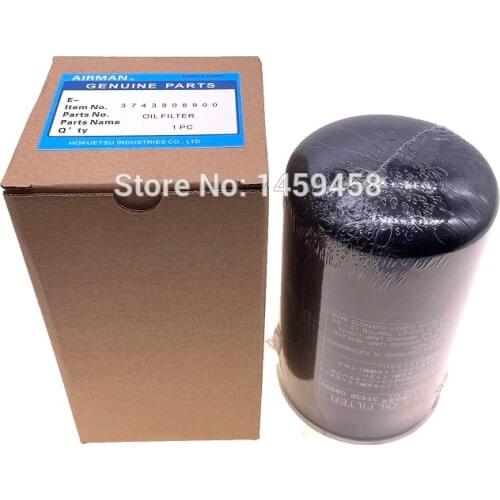 Free shipping 4pcs/lot OEM fuel oil filter element 3743808900 for Airman portable air compressor filters parts