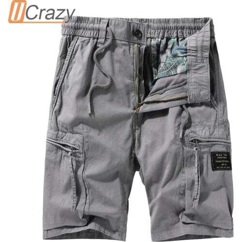 Big&Tal Men Summer New Casual Classic Pockets Camouflage Cargo Shorts Men Outwear Fashion Vintage Twill Cotton Shorts Men 28-40