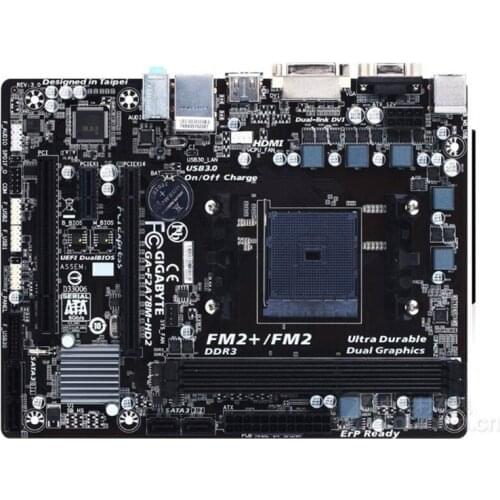 For Gigabyte F2A78M-HD2 GA-F2A78M-HD2 motherboard FM2/FM2+ DDR3 A78 desktop motherboard mainboard