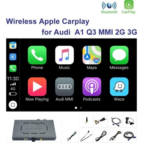 Joyeauto Wireless Apple Carplay For 2009-2018 Audi MMI 3G A1/Q3/A4/A5/Q5/A6/A7/Q7/A8 Android Auto Module BoxOriginal Quality