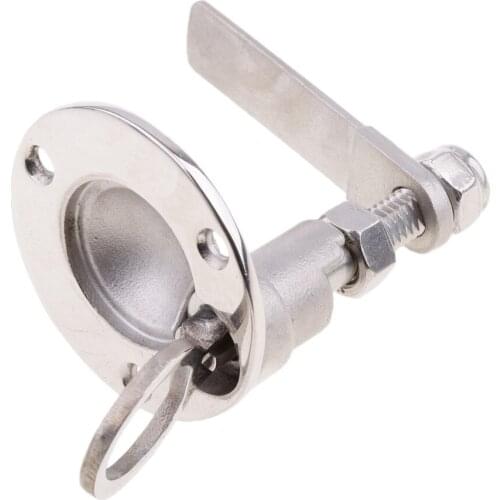STAINLESS STEEL MARNE NON LOCKING COMPRESSION LIFT BOAT HATCH LATCH