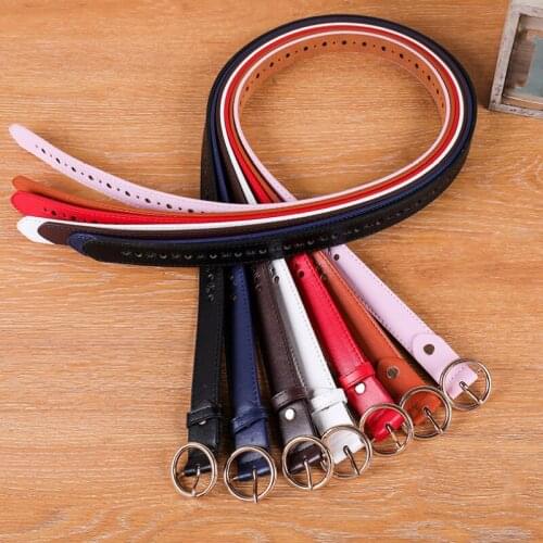 2020 New Simple and Versatile Casual Womens Hollow Belt Korean Students Free Punch Belt Jeans with Retro Fashion Decoration