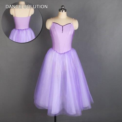 New arrival of child and adult ballet dance tutu dress long romantic tutu womens ballerina dance costume lilac tutus 20158