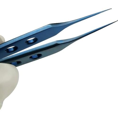 Ophthalmic Straight Toothed Forcep Ophthalmic Tweezer Titanium Ophthalmic Tool