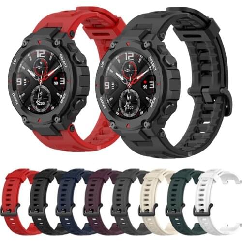 Suitable for Xiaomi Amazfit T-Rex Pro Silicone Soft Wristband Replacement Bracelet, For Huami Amazfit Trex Sports T-Rex strap