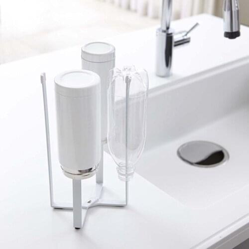 Hot Home Plastic Bags Holder Tower Kitchen Stand Holder for Bottles Cups and Wine Glass Baggy Rack